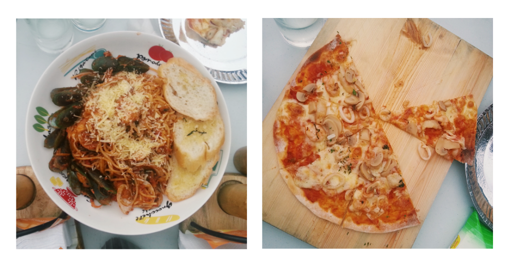 joreen's seafood pasta pizza