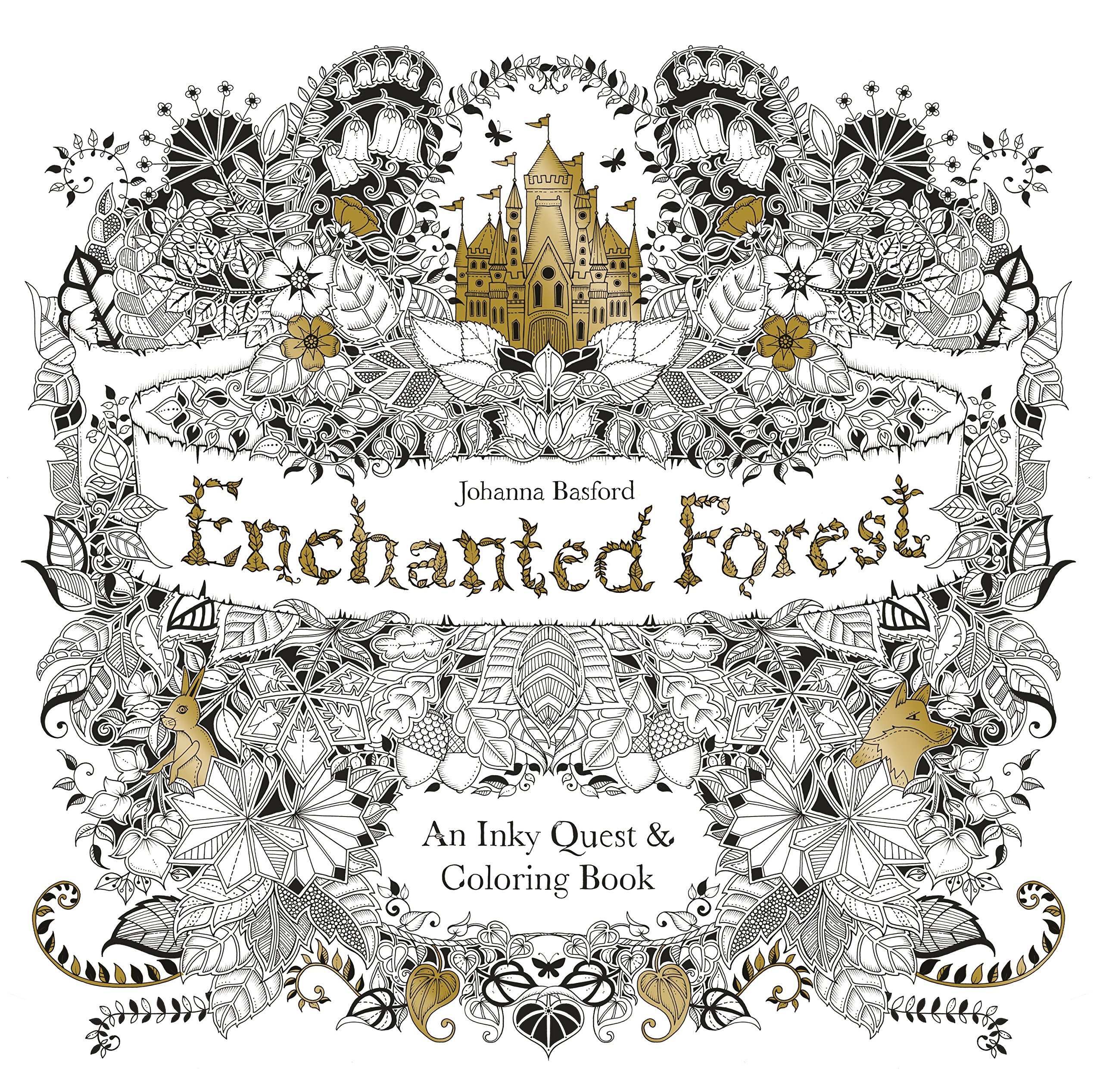 enchanted forest coloring book