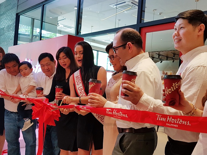 Tim Horton Ribbon Cutting